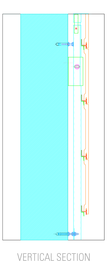 Prodotti per facciate ventilate:piastra piana sottile