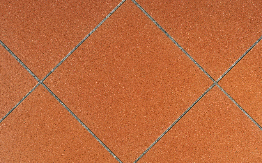 detail of pavement with cotto levigato